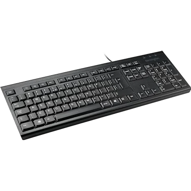 Kensington KB100 EQ Standard Keyboard - Italian, Doubleshot-PBT-Tastenkappen mit Sekundärfunktionen