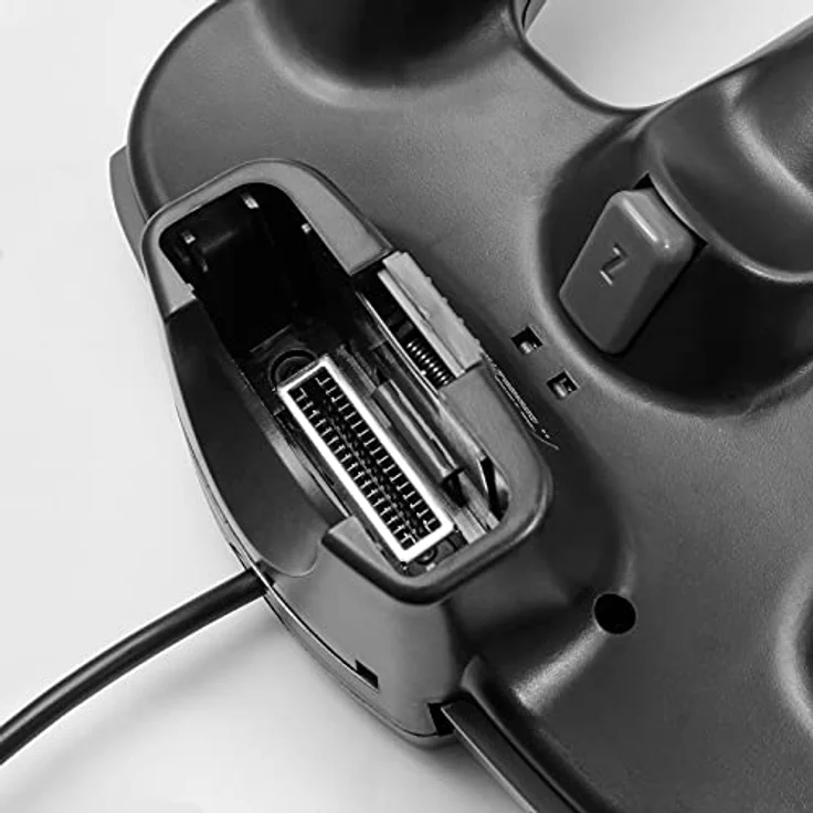 Eaxus Controller 2er Set für Nintendo 64, Schwarz, Retro Look Gamepad mit 1,80 m Kabellänge, optional 3,60 m mit Verlängerungskabel – Bild 4