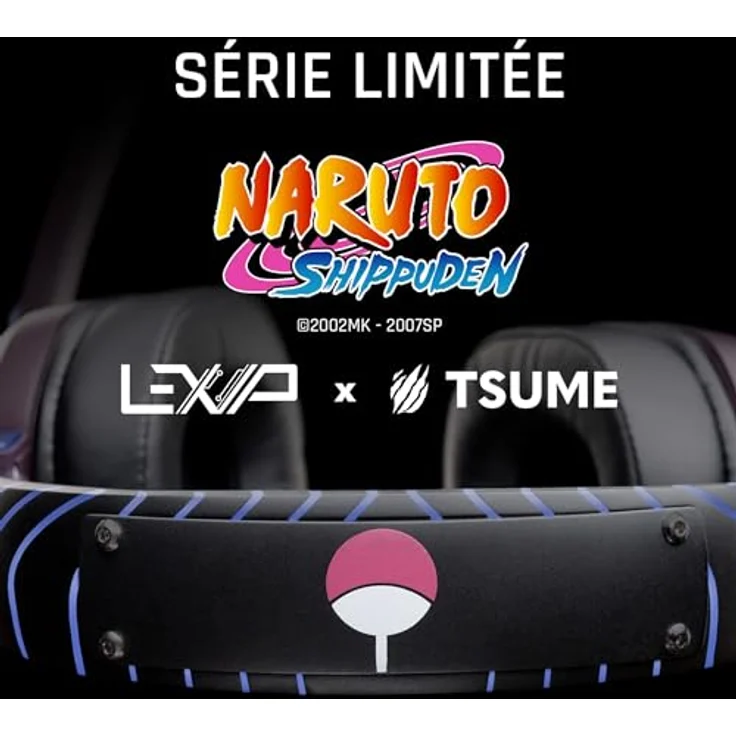 Lexip TSXLXHS0003 Kopfhörer & Headset Verkabelt & Kabellos Kopfband Gaming Bluetooth Schwarz, Violett – Bild 2