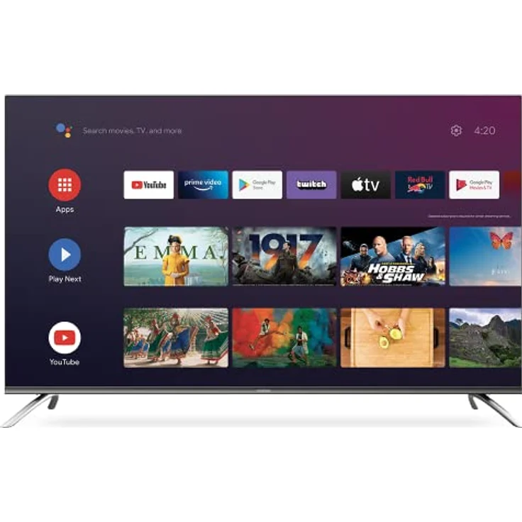 STRONG SRT50UD7553 | Smart TV | Android | 50" LED TV | 4K UHD | HDR10 | DVB-T/T2/C/S2 | Google Voice Control | Netflix, Prime Video, Disney+ UVM. – Bild 1