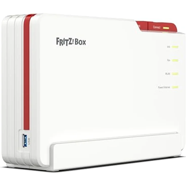Fritz! Box 5690 Pro International, WLAN Router mit Wi-Fi 7, 2.4/5/6GHz, 18.5 GBit/s, Glasfaser und DSL kompatibel, Zigbee-Unterstützung, Gigabit-LAN, USB 3.1 – Bild 4