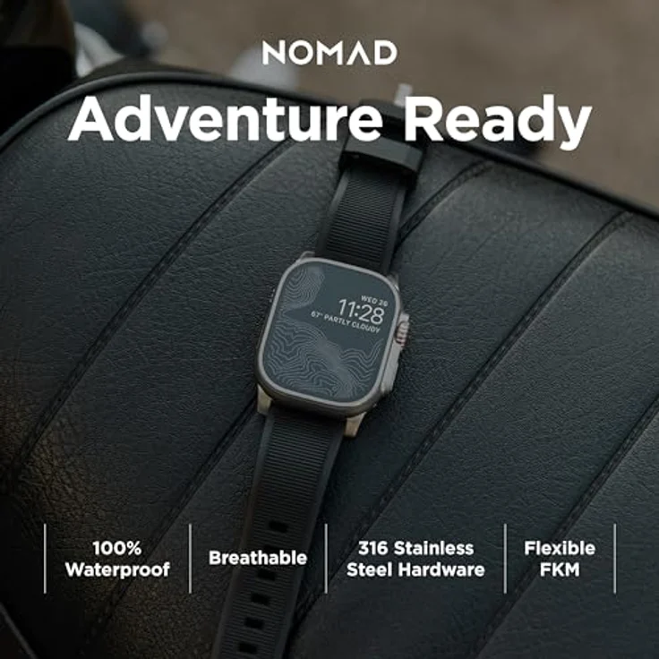 Nomad Strap Rugged V2 Connector Ersatzarmband Black 42/44mm – Bild 4