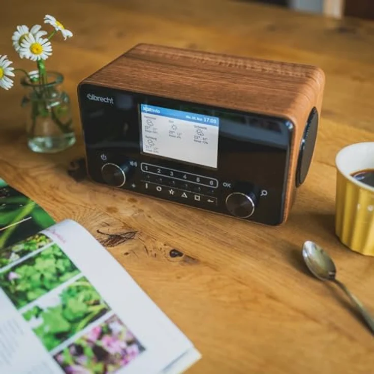 Albrecht DR 866 Senior Digitalradio holz-schwarz (DAB+, UKW), Radio, Braun, Schwarz – Bild 5