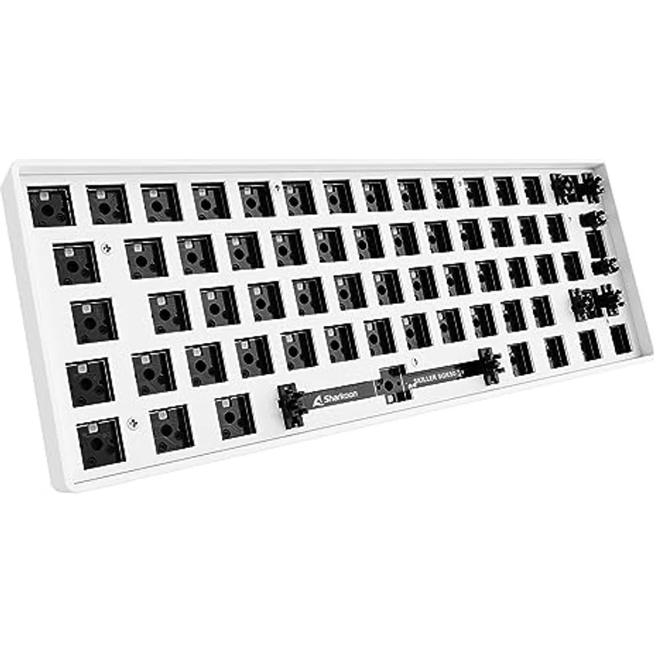 Sharkoon SKILLER SGK50 S4 Barebone ISO, weiß, 60% Layout, Hot-Swap Schaltertechnologie – Bild 3