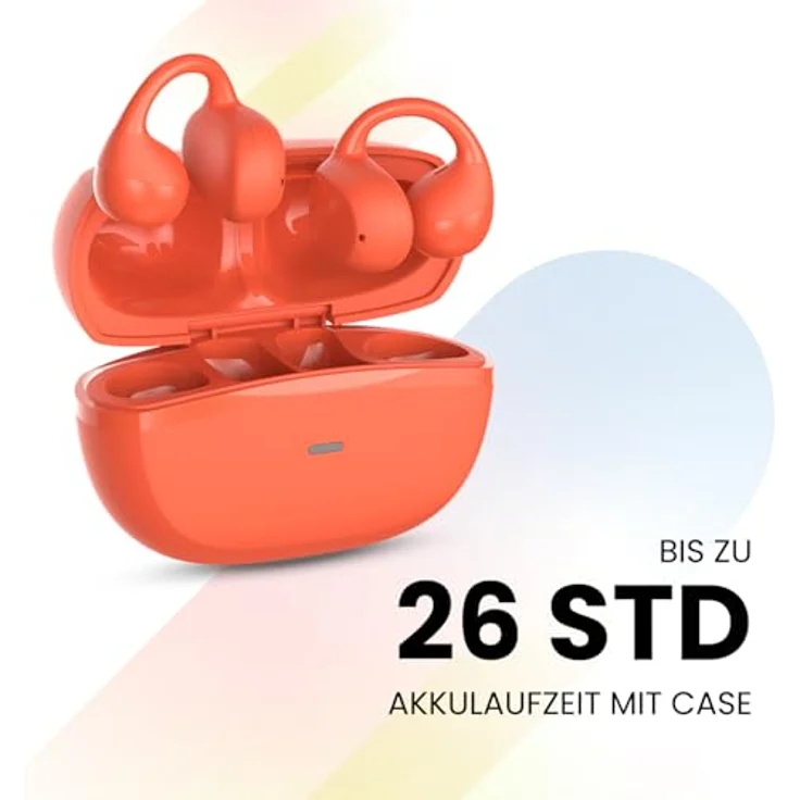 SPC 4631P Kopfhörer mit aktiver Geräuschunterdrückung, kabellos, rot, True Wireless Stereo, IPX5 wasserfest, Bluetooth 5.4 – Bild 4