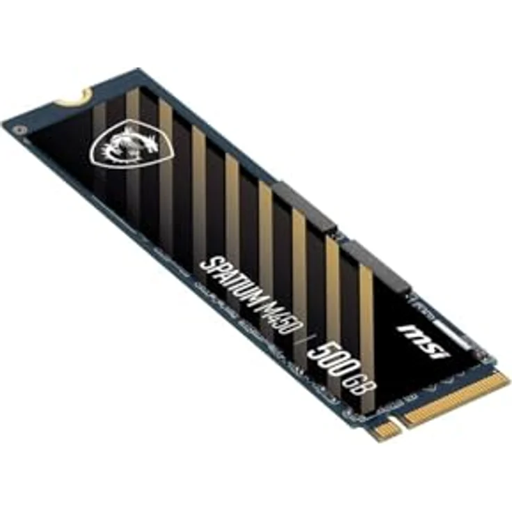 MSI Spatium M450 SSD NVMe M.2, 500GB, PCIe 4.0, 3000MB/s Lesen, 2000MB/s Schreiben, hohe IOPS-Leistung – Bild 3