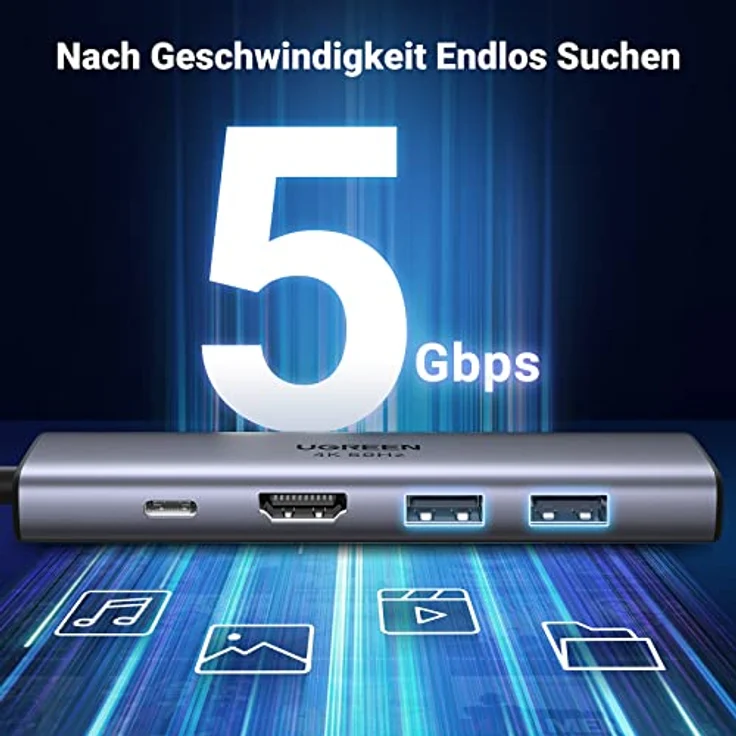 UGREEN 6-in-1 USB-C Hub – Bild 7