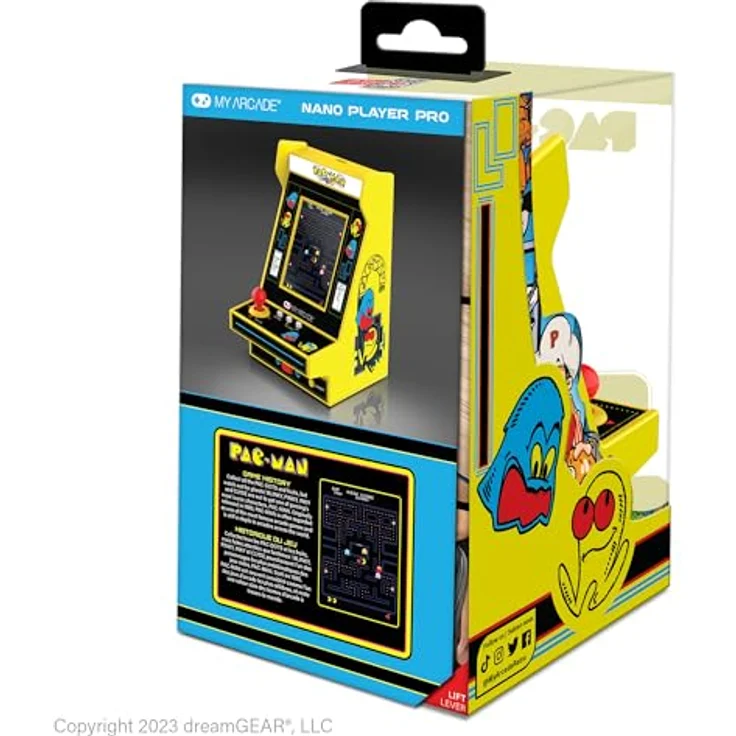 dreamGEAR PAC-MAN Nano Player Pro, tragbare Spielkonsole mit 2.4 Zoll hochauflösendem Display und integriertem Lautsprecher – Bild 7