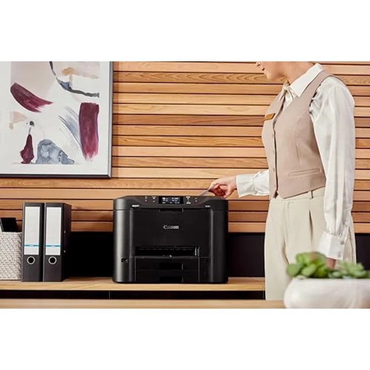 Canon MAXIFY MB5150 Farbtintenstrahl - Multifunktionsdrucker (DIN A4, 4-in-1 Scanner, Kopierer, Fax, Farbdisplay , 600 x 1200 dpi, USB, Duplexdruck, WLAN, Bluetooth) schwarz – Bild 3