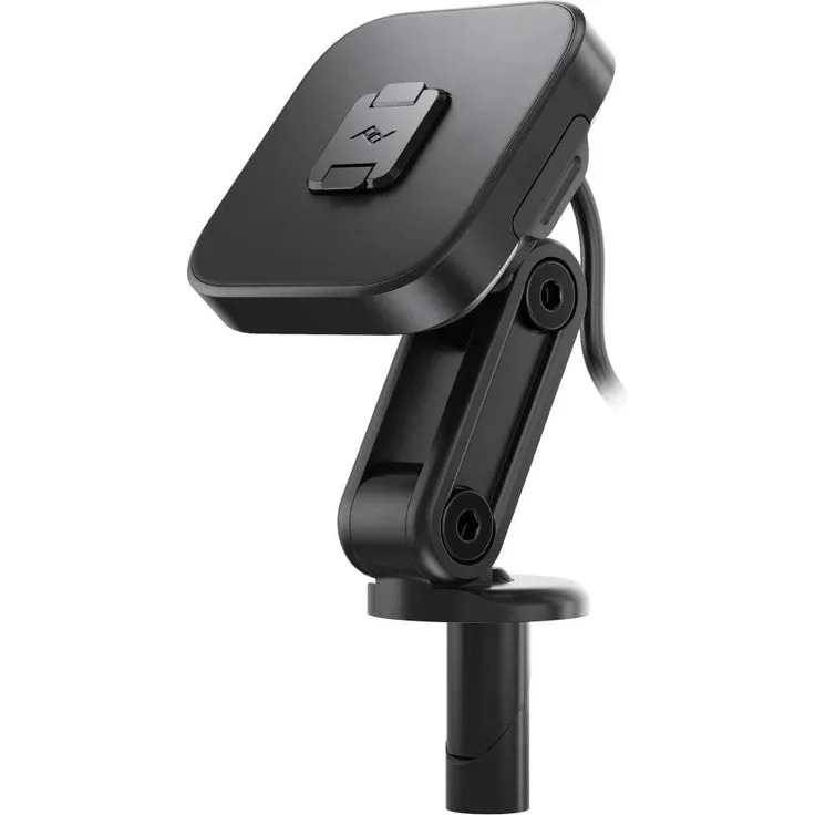 Peak Design Motorcycle Charging Stem Mount, Smartphone Halterung mit Qi2 Ladefunktion, wetterfest, Schwarz