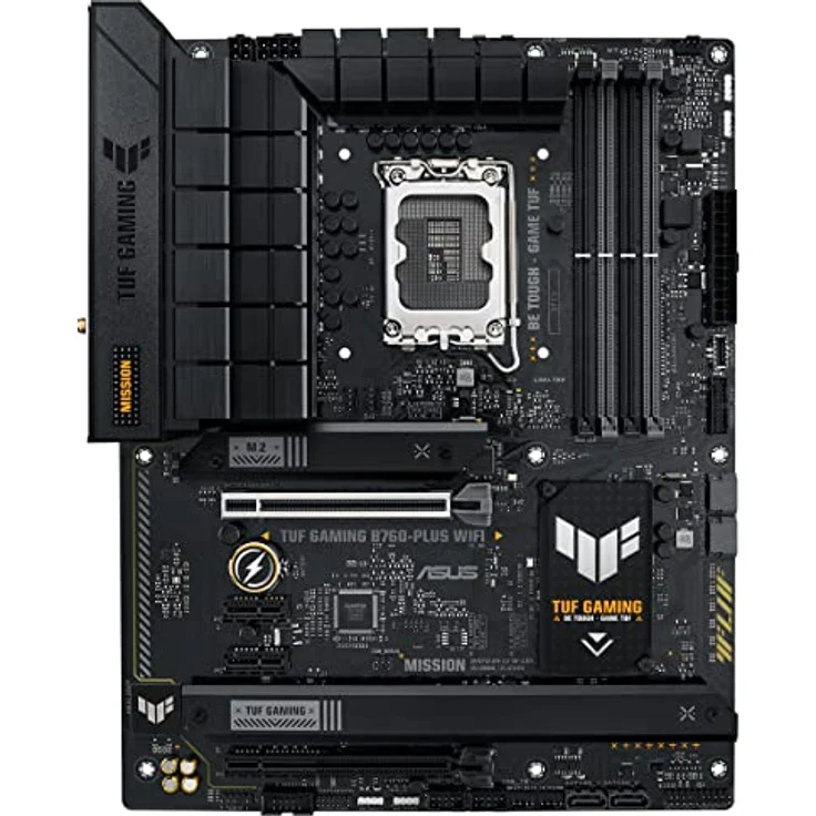 ASUS TUF GAMING B760-PLUS WIFI Mainboard Sockel Intel LGA 1700 (Intel B760, ATX, DDR5 Speicher, PCIe 5.0, 2x M.2, WiFi6, Thunderbolt 4, Aura Sync) – Bild 2