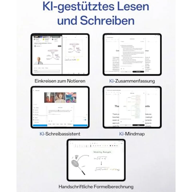 OPPO Pad 5 12.1" Tablet, 2.8K Eye-Comfort Display, 8+128GB, 5G, 10050mAh, Dimensity 7300-Ultra, 120Hz, KI Lesen & Schreiben, Quad-Lautsprecher, 33W SUPERVOOC, Starlight Black – Bild 4