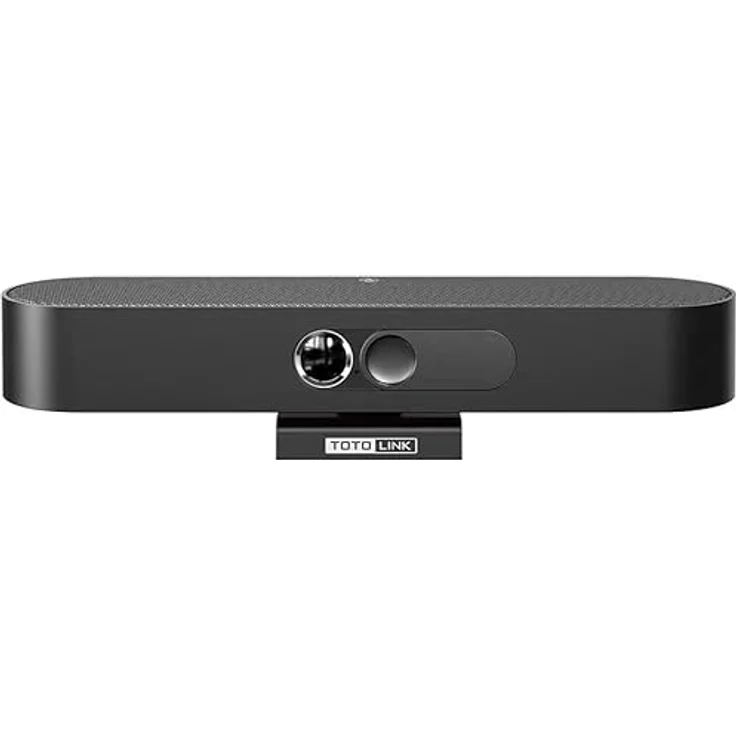 TOTOLINK M1 Webcam 360 Grad Videokonferenz Kamera PC Kamera für Videokonferenz 4 eingebaute Digitale Richtmikrofone weiter Blickwinkel Gesichtserkennung Rauschunterdrückung Windows Android iOS – Bild 1