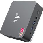 NiPoGi AM16 Mini PC ΑΜD Ryzen 5 PRO 5675U, 16GB RAM, 512GB SSD, WiFi6/BT5.2, Triple Display 4K@60Hz, Space Gray