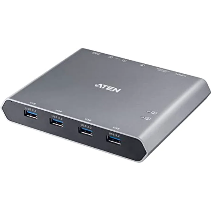 ATEN US3311 2-Port USB-C 4K DisplayPort KVM Dock – Bild 1