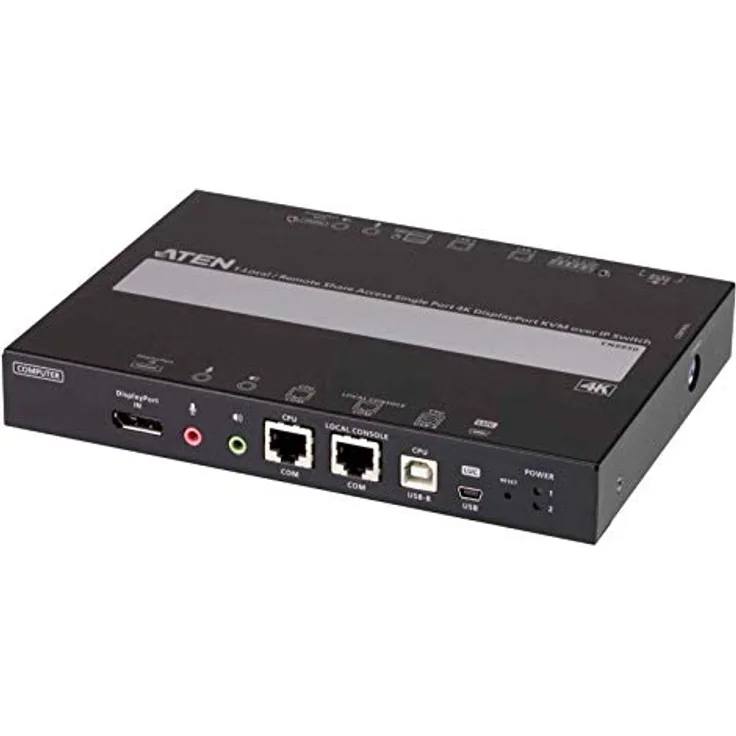 ATEN CN9950 1-Local-Remote Share Access Einzelport 4K DisplayPort KVM over IP Switch