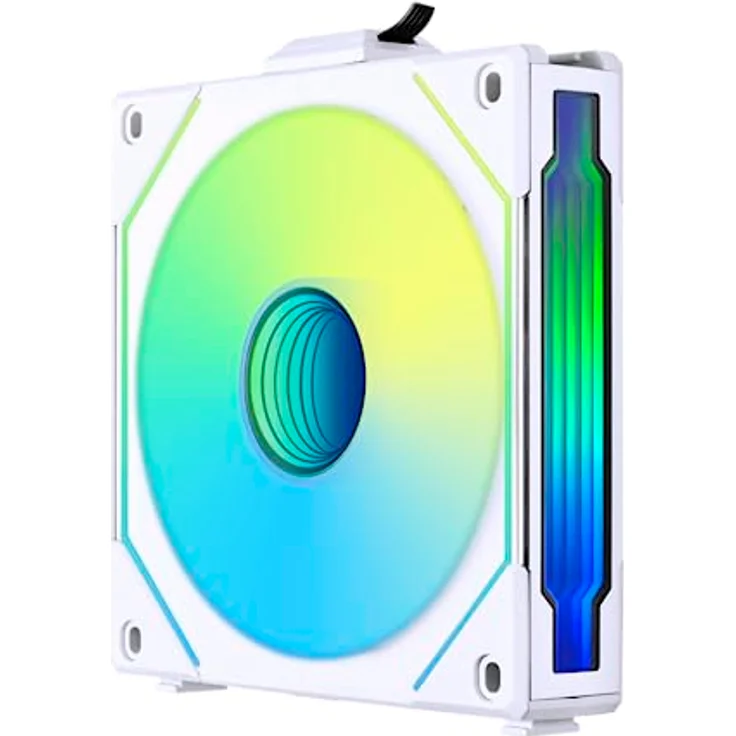 Lian Li UNI SL-120 INF Reverse Blade Lüfter, Daisy Chaining-Technologie, Einzelstück, 120mm, Weiß – Bild 1