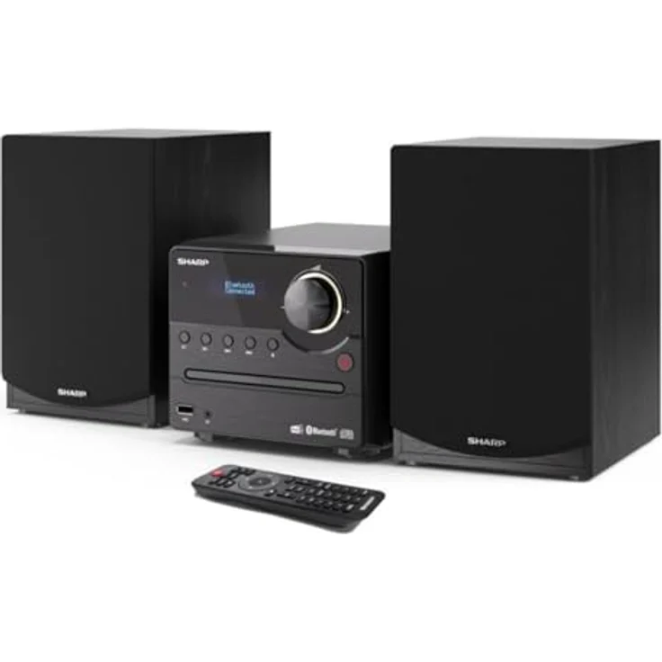 Sharp XL-B517D. Heim-Audio-Mikrosystem, Schwarz, DAB+, FM – Bild 3