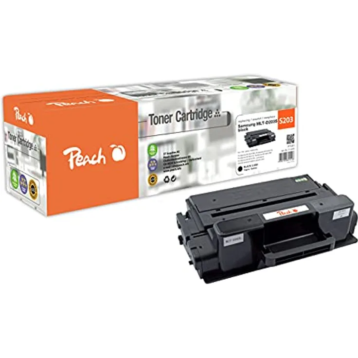 Peach S203 Tonermodul schwarz, ersetzt Samsung MLT-D203S, hohe Reichweite 3000 Seiten, kompatibel mit ProXpress M 3320/3370/3820/3870