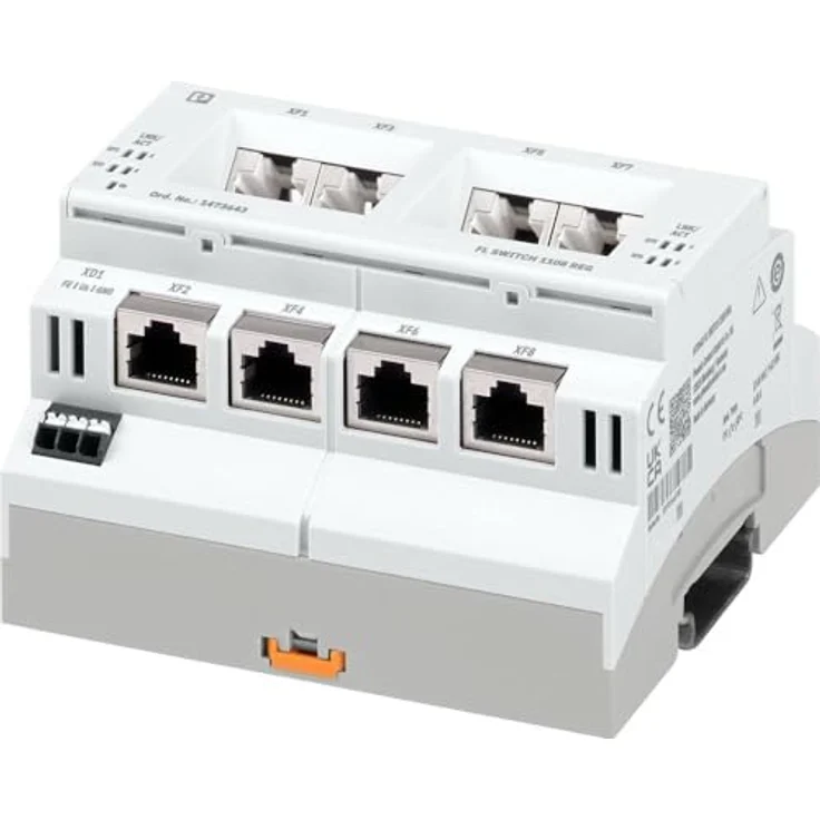 Phoenix Contact PHOE Switch Industrial Ethernet, 8-Port Unmanaged Netzwerk Switch mit 1000 Mbit/s, robust für industrielle Anwendungen – Bild 2