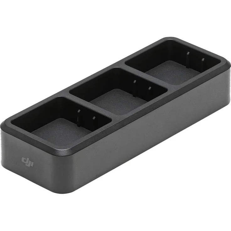 DJI Mavic 3 Akkuladestation, Drohnen Zubehör mit Erweiterungsmöglichkeit für 3 Akkus, Schwarz