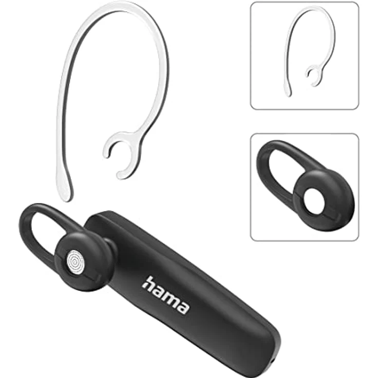 Hama 184069 MyVoice700 In-Ear Bluetooth Kopfhörer kabellos, Schwarz, Silber – Bild 5