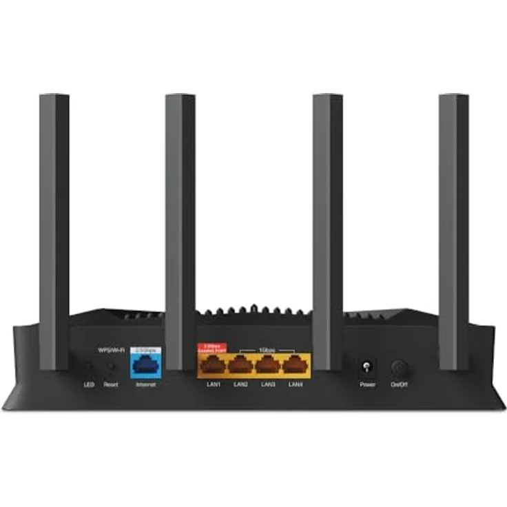 TP-Link BE3600 Wi-Fi 7 Gaming Router, Dual-Band, 3570 Mbit/s, 2x 2,5 Gigabit Ethernet-Ports, schwarz – Bild 3