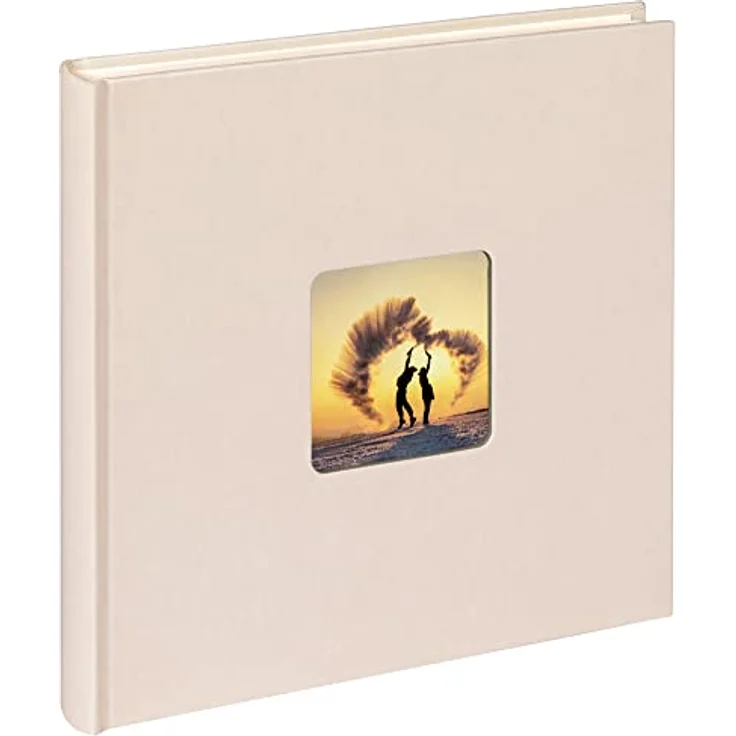 Walther Design Fotoalbum Chamois 26 x 25 cm Spiralalbum mit Cover-Ausstanzung, Fun SA-108-W – Bild 1