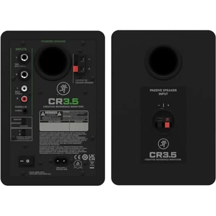Mackie CR3.5BT, Aktive 3,5“ Studiomonitore mit Bluetooth®, Tone Control und vielseitigen Anschlussmöglichkeiten – Bild 2
