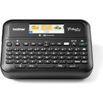 Brother P-touch D610BTVP, Beschriftungsgerät mit Bluetooth und iPrint&Label App, Schwarz