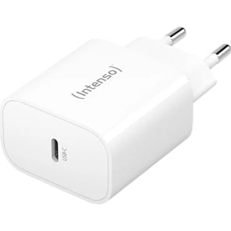 Intenso Power Adapter W20C, USB-C Ladegerät mit 20 Watt, weiß