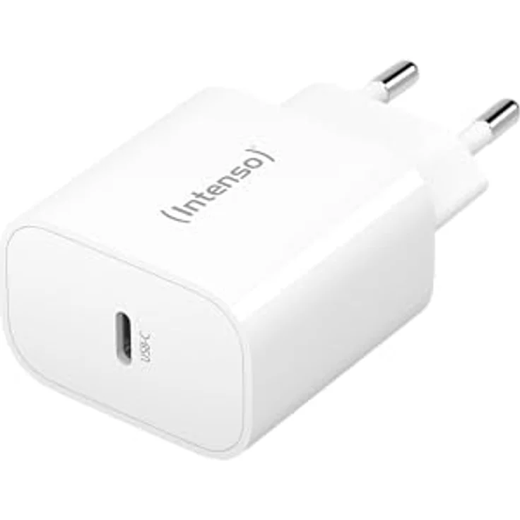 Intenso Power Adapter W20C, USB-C Ladegerät mit 20 Watt, weiß – Bild 1