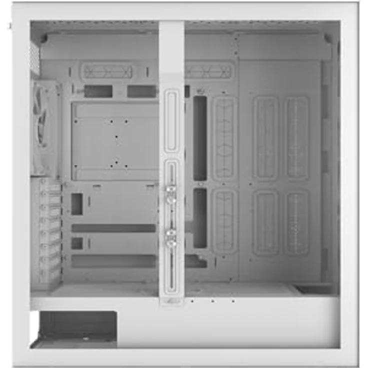 Thermaltake AX500, Full Tower Chassis in Snow mit Platz für bis zu 14 Lüfter, 5 HDDs oder 6 SSDs, kompatibel mit E-ATX und CPU-Kühlern bis 185mm Höhe – Bild 3