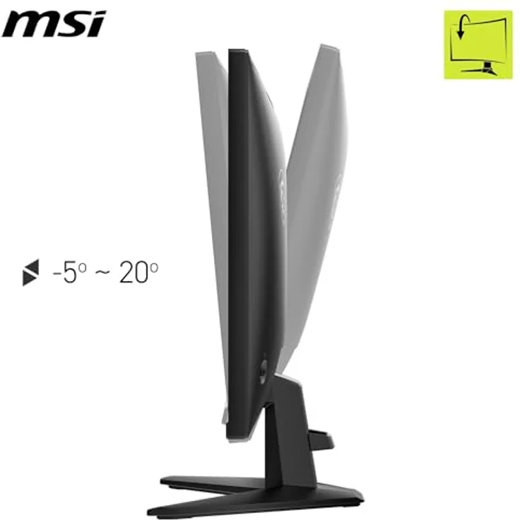 MSI MAG 275QF 68.6 cm WQHD Gaming Monitor - 2560x1440 Rapid IPS Panel, 180Hz / 0.5ms (GtG, Min.), 101% sRGB Farbraum, rahmenloses Design, HDR Ready - DisplayPort 1.4, HDMI 2.0b (WQHD@144Hz) - Schwarz – Bild 4
