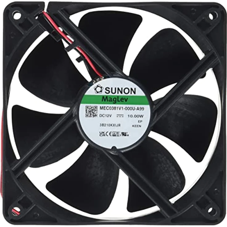 SUNON 12V 10,1W 120x120x38mm 234,4m³/h 48dBA ; Sunon MEC0381V1-A99 – Bild 2