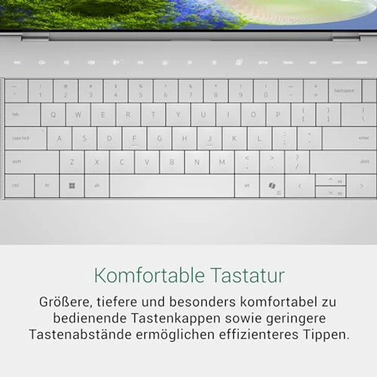 Dell XPS 14 9440 Laptop 14.5" FHD+ (1920 x 1200) Display, Evo Edition - Intel Core Ultra 7 155H, Intel Arc graphics, 16 GB RAM, 512GB SSD, Windows 11 Home, Fingerprint Reader, Deutsch Backlit Keyboard – Bild 3