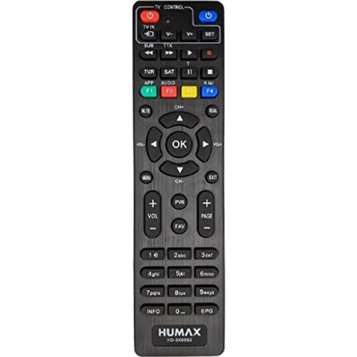 Humax HD-3801S2 TIVUMAX, Digitaler Satellitenreceiver TIVUSAT mit DVB-S2, HEVC Main 10, Smartcard und 2-in-1-Fernbedienung – Bild 4