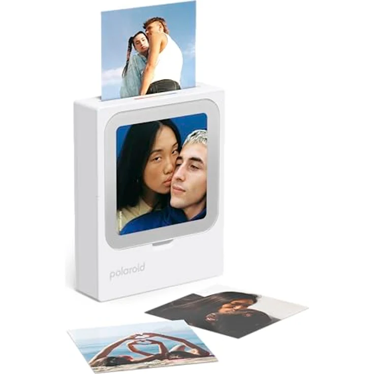 Polaroid Hi-Print 9196, Fotodrucker mit Bluetooth-Verbindung, 3x3 Zoll, 10 Fotoblätter im Lieferumfang enthalten, tragbar – Bild 2