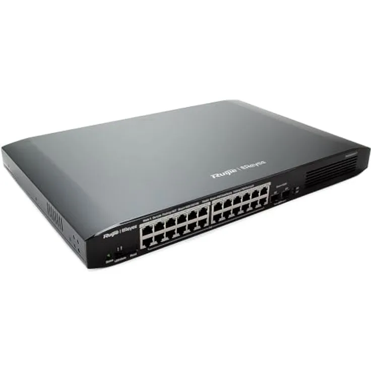RUIJIE Reyee 26-Port Gigabit Managed PoE Switch, Robustheit, Haltbarkeit, Langlebigkeit