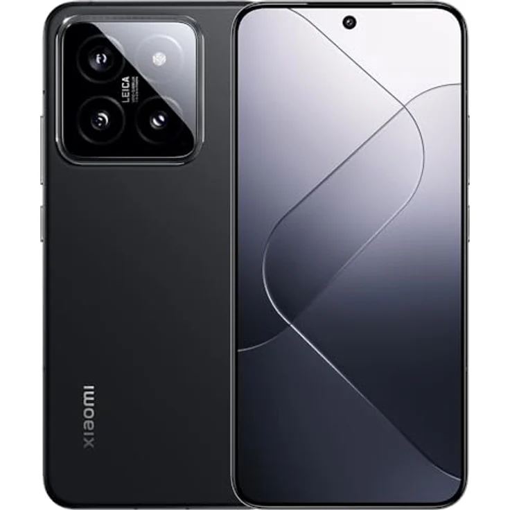 Xiaomi 14 Smartphone, 12+256GB Handy ohne Vertrag, 120Hz 6.36'' AMOLED Display, Snapdragon 8 Gen3, 4610mAh, 90W HyperCharge, IP68 Staub- undwasserdicht, Leica Kamera (Schwarz) – Bild 1