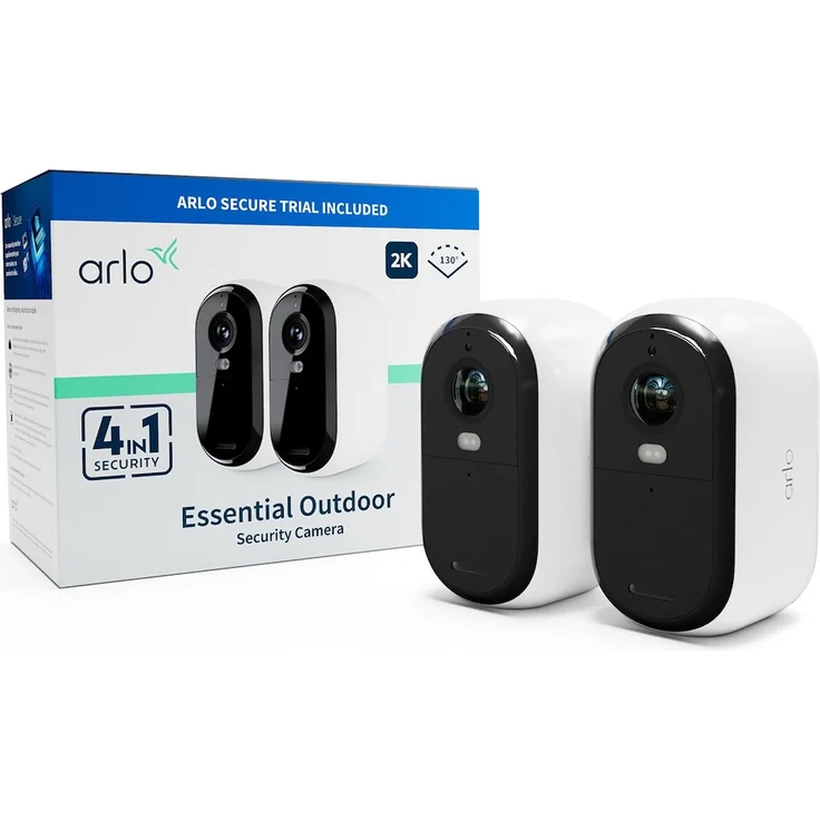 Arlo Essential 2K Outdoor Überwachungskamera Doppelpack Ip-Kamera – Bild 2