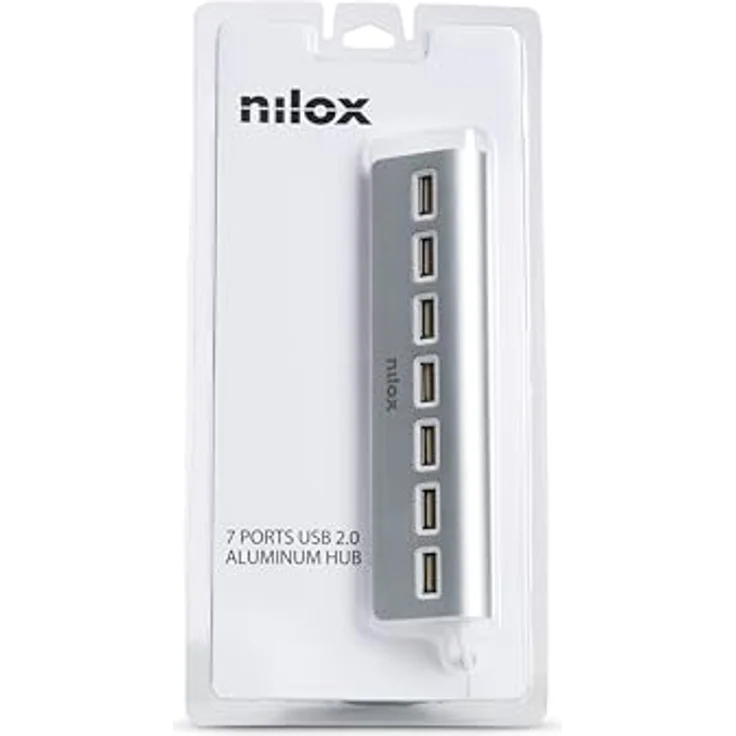 Nilox HUB 7 Port 2.0 Aluminium – Bild 5