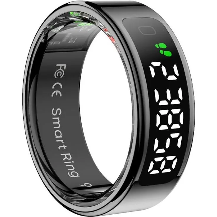 Colmi Smartring R12, Smart Ring mit 20 mm Durchmesser, Schwarz