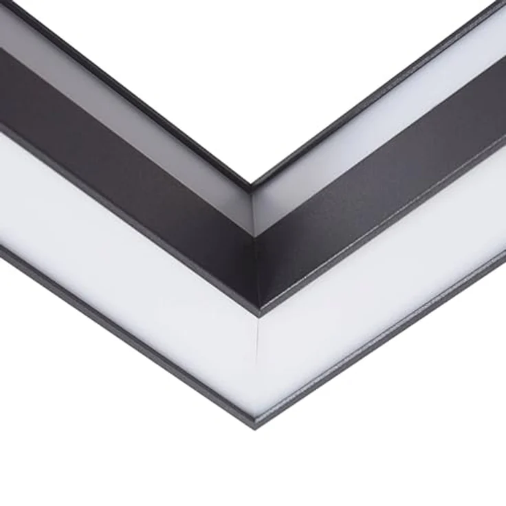 Lucande LED Deckenlampe dimmbar 30 cm, RGB Backlight, wechselbare Lichtfarbe (2700-6500K), Fernbedienung, App Steuerung, Smart Home Wohnzimmerlampe - Schwarz – Bild 5