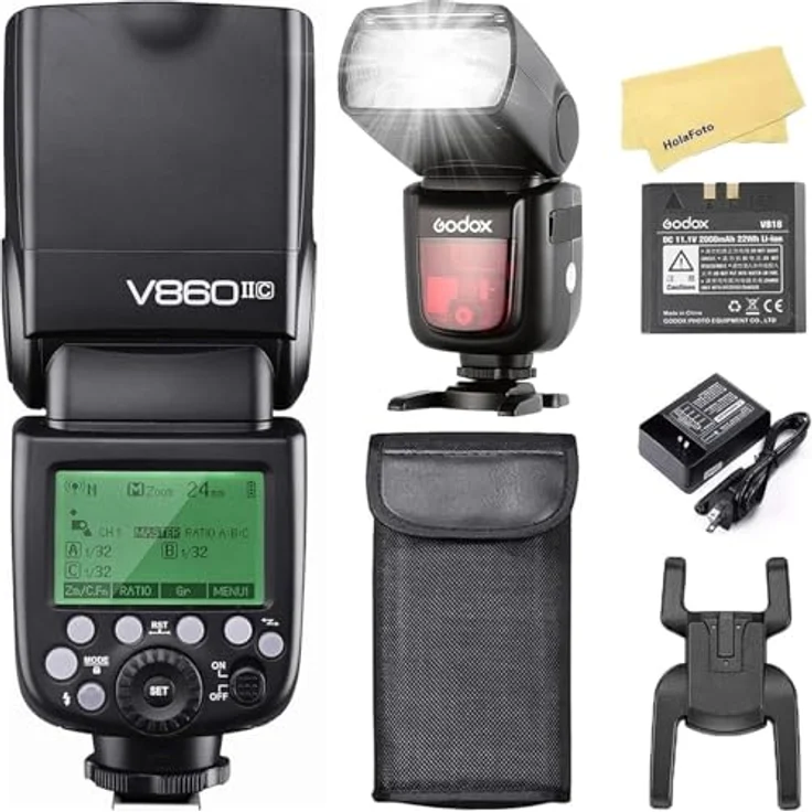 Godox V860II-C Blitzgerät für Canon DSLR-Kamera – Bild 2