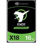 Seagate Exos X18 Enterprise 16TB HDD, CMR 3,5 Zoll, Hyperscale SATA 6GB/s, 7.200 U/min, 512e, 4Kn FastFormat, (Generalüberholt), 512E 4KN