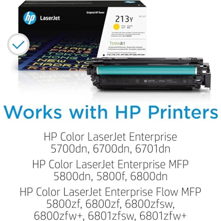 HP 213Y Gelb Original Laserjet Tonerkartusche mit sehr hoher Reichweite – Bild 2