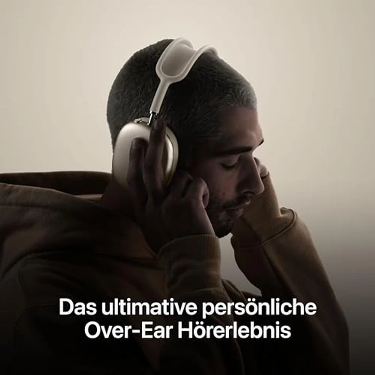 Apple AirPods Max (2024), Apple Siri, Space Grau Over-Ear-Kopfhörer mit Bluetooth, Mikrofon, Noise Cancelling, geeignet für iPhone, polarstern – Bild 3