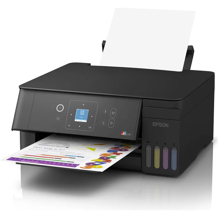 Epson EcoTank ET-2925, Multifunktionsdrucker in Farbe, Tintenstrahl, Wi-Fi, A4 bis 11 Seiten/Min., 100 Blatt