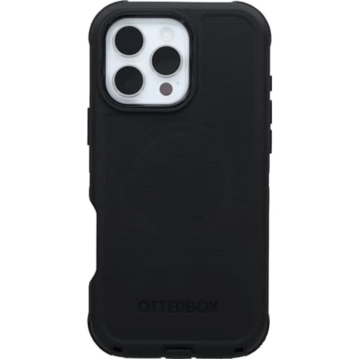 OtterBox Defender Series MagSafe Hülle für iPhone 16 Pro Max, stoßfest, sturzsicher, extrem robust, Schutzhülle, 7X getestet nach Militärstandard, Schwarz – Bild 2